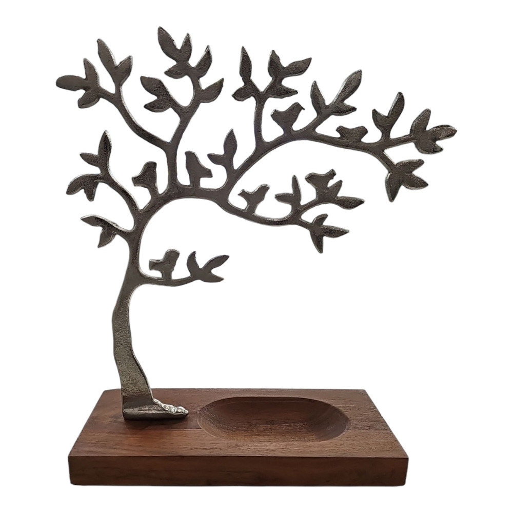 Silver Tree Jewelry Holder